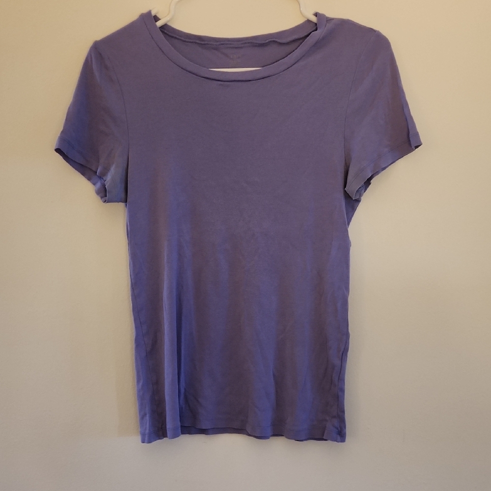 J. Crew Lavender Short Sleeve Tee